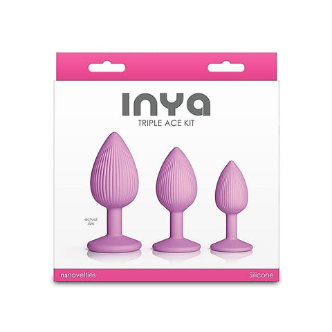 Inya Triple Ace Butt Plugs Set Of 3 By Ns Novelties - Butt Plugs