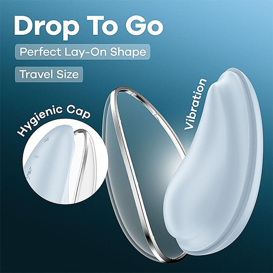 Satisfyer Drop To Go USB Rechargeable Clitoral Stimulator - Clit Ticklers and Pulsators