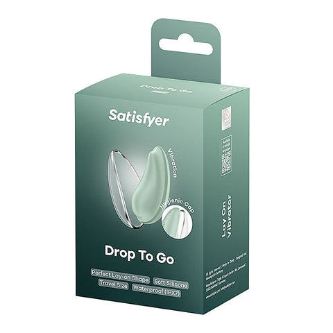 Drop To Go Usb Rechargeable Clitoral Stimulator By Satisfyer - Clit Ticklers and Pulsators