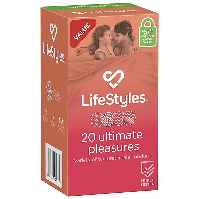 Lifestyles Ultimate Pleasures Condoms By Ansell - Condoms