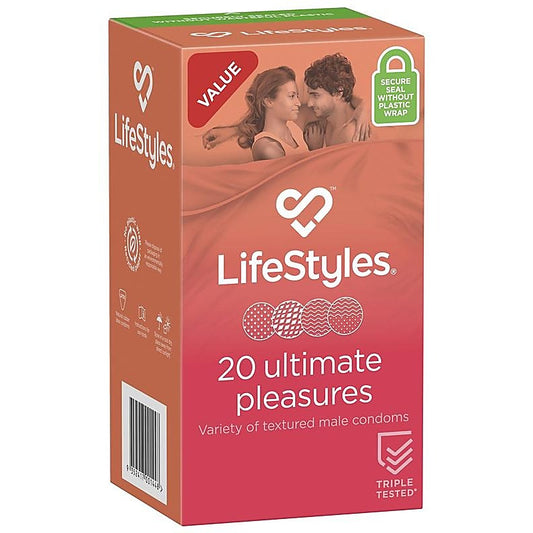 LifeStyles ULTIMATE Pleasures Condoms 20s
