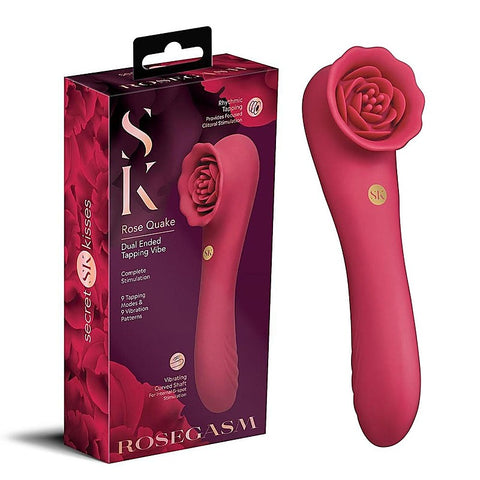 Rose Quake Tapping Vibrator By Xgen Products - Clit Ticklers and Pulsators