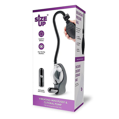 Size Up Pussy & Clitoral Pump Vaginal and Clitoral Pump - Pussy And Clit Toys