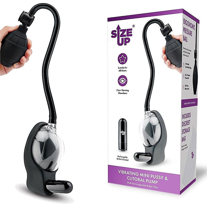 Size Up Pussy & Clitoral Pump Vaginal and Clitoral Pump - Pussy And Clit Toys