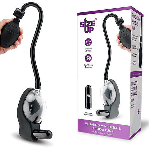 Size Up Pussy & Clitoral Pump Vaginal and Clitoral Pump - Pussy And Clit Toys