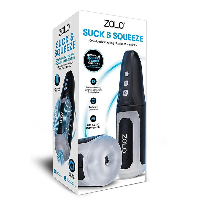 Xgen Zolo Suck & Squeeze Sucking Auto Masturbator - Masturbators and Strokers