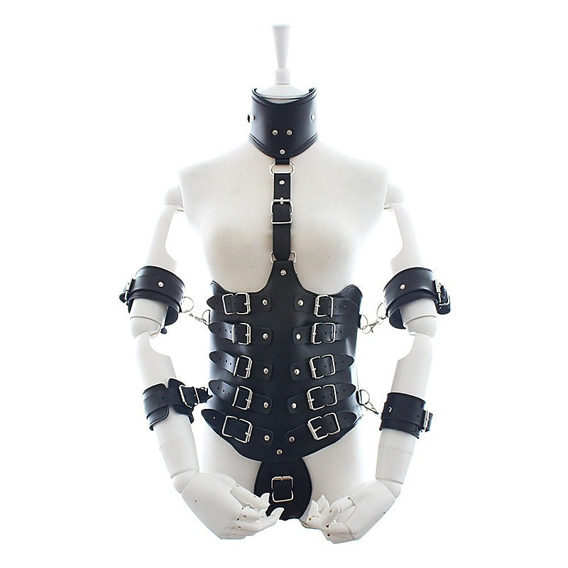 BDStyle Ultimate Lockdown Leather Cincher - Cuffs And Restraints