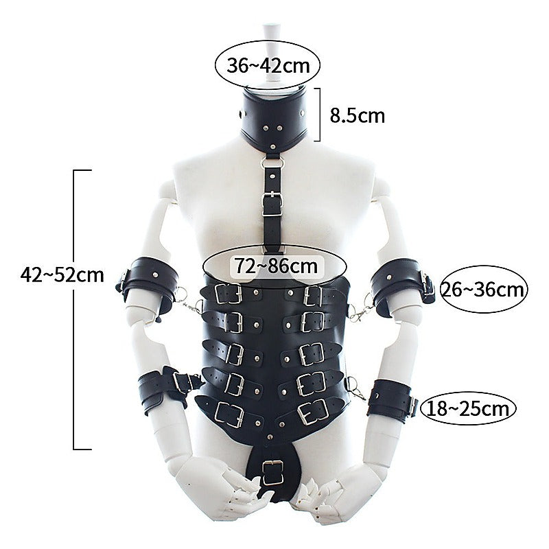 BDStyle Ultimate Lockdown Leather Cincher - Cuffs And Restraints