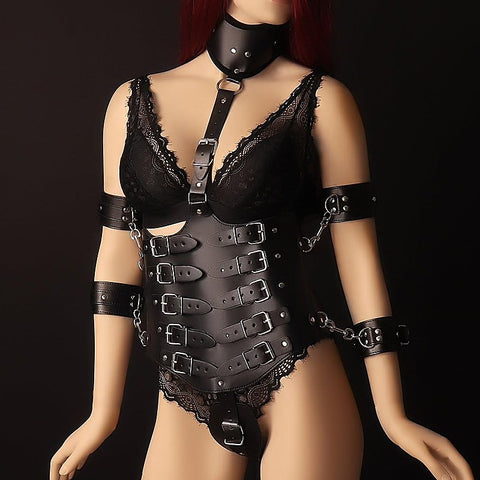 BDStyle Ultimate Lockdown Leather Cincher - Cuffs And Restraints