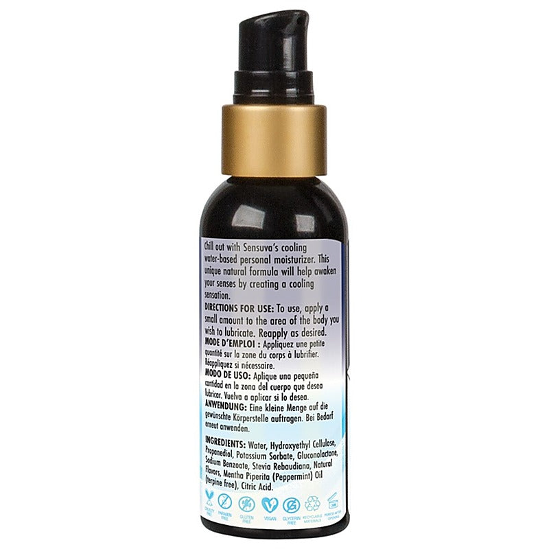 Arctic Chill Cooling Personal Moisturizer By Sensuva - Water Based Lubes