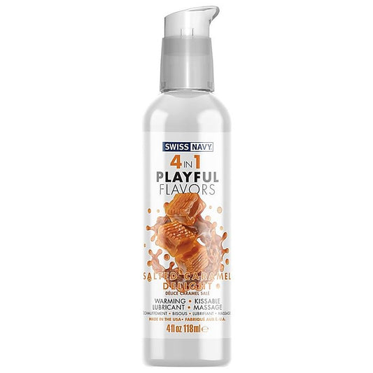 Swiss Navy Playful 4 In 1 Salted Caramel Delight 4oz