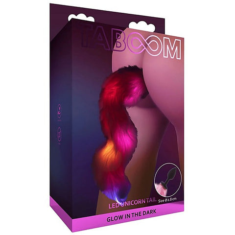 Scala Unicorn Tail and Butt Plug With LED Lights