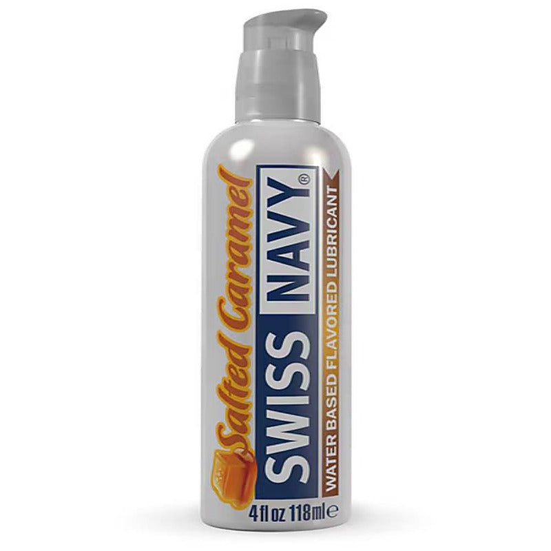 Salted Caramel Water Based Flavored Lubricant By Swiss Navy - Water Based Lubes