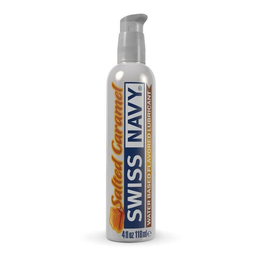 Salted Caramel Water Based Flavored Lubricant By Swiss Navy - Water Based Lubes