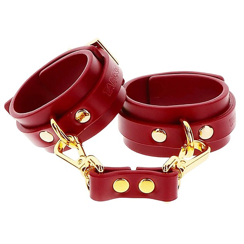 Scala Taboom D-Ring Collar and Wrist Cuffs - Cuffs And Restraints