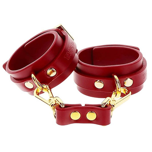 Scala Taboom D-Ring Collar and Wrist Cuffs - Cuffs And Restraints