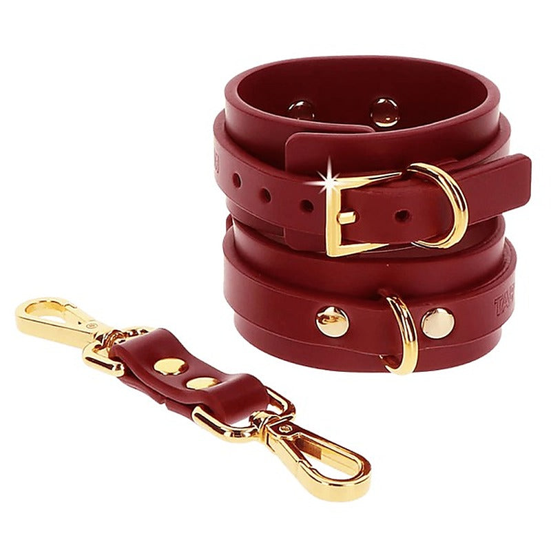 Scala Taboom D-Ring Collar and Wrist Cuffs - Cuffs And Restraints