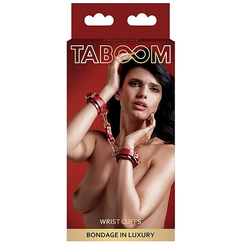 Scala Taboom D-Ring Collar and Wrist Cuffs - Cuffs And Restraints