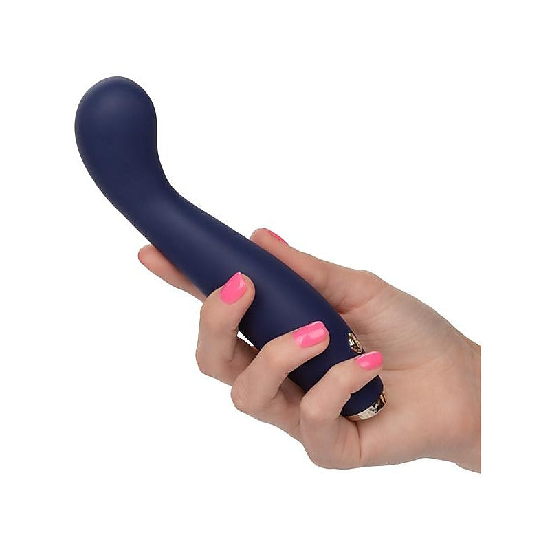 CalExotics Chic Peony G Spot Vibrator Blue - G-Spot Vibrators
