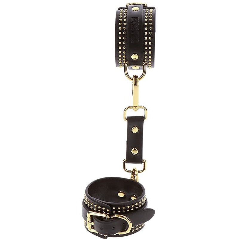 Taboom Bdsm Play Studded Wrist Cuffs Set By Scala - Cuffs And Restraints