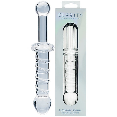 Creative Conceptions Elysian Swirl Handblown Glass Dildo