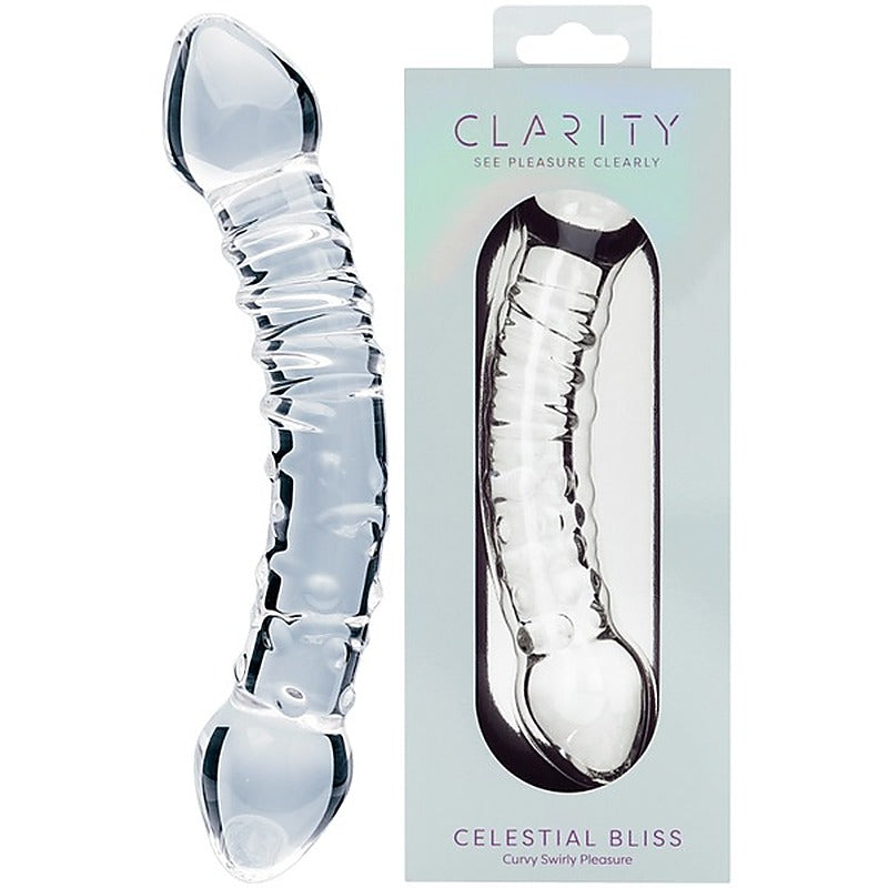 Celestial Bliss Double Ended Glass Dildo - Glass Sex Toys