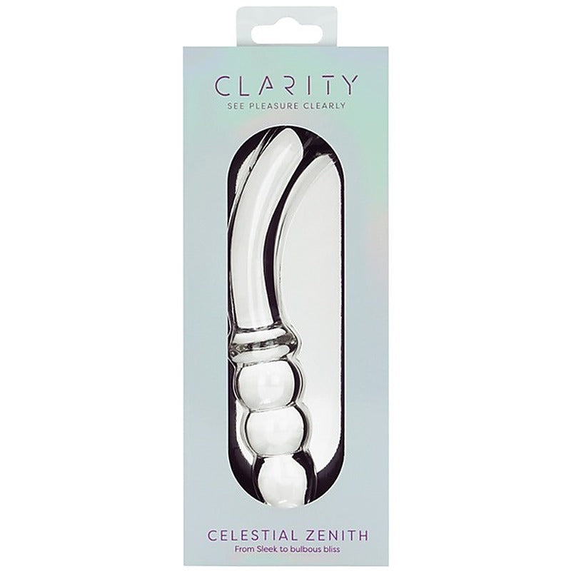 Dual Ender Celestial Zenith Glass Dildo - Glass Sex Toys
