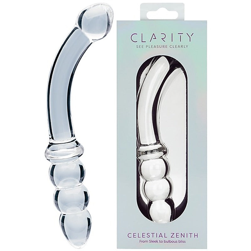 Dual Ender Celestial Zenith Glass Dildo - Glass Sex Toys