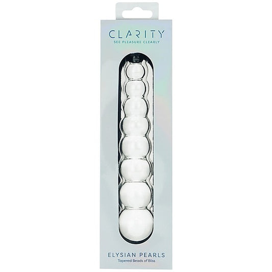 Creative Conceptions Elysian Pearls G-Spot Glass Dildo