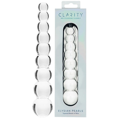 Creative Conceptions Elysian Pearls G-Spot Glass Dildo