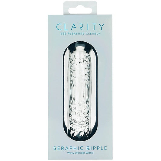 Creative Conceptions Seraphic Ripple Borosilicate Glass Dildo