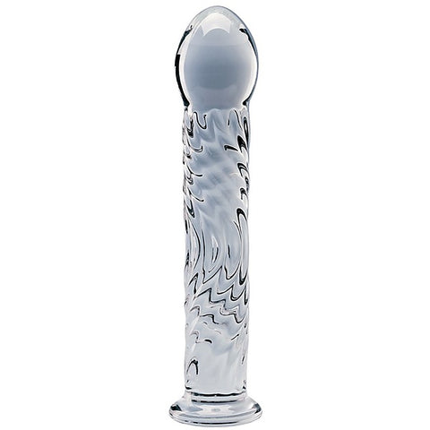 Creative Conceptions Seraphic Ripple Borosilicate Glass Dildo