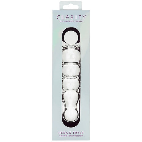 Hera'S Tryst 4.9 Inch Glass Dildo By Creative Conceptions - Glass Sex Toys