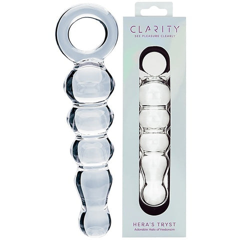Hera'S Tryst 4.9 Inch Glass Dildo By Creative Conceptions - Glass Sex Toys