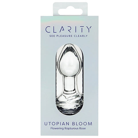 Creative Conceptions Utopian Bloom Glass Butt Plug