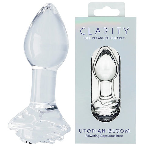 Creative Conceptions Utopian Bloom Glass Butt Plug