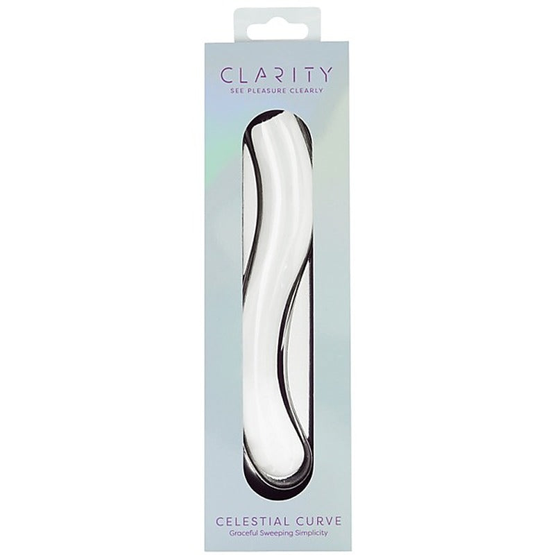 Celestial Curve Double Ender Glass Dildo - Glass Sex Toys