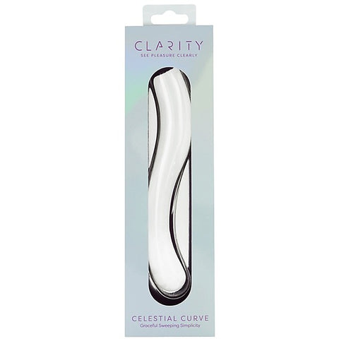 Celestial Curve Double Ender Glass Dildo - Glass Sex Toys