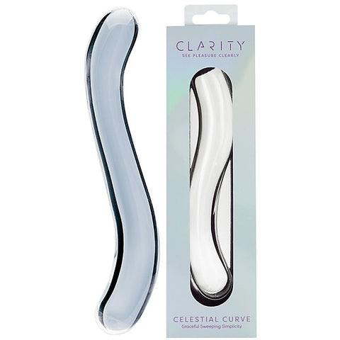 Celestial Curve Double Ender Glass Dildo - Glass Sex Toys
