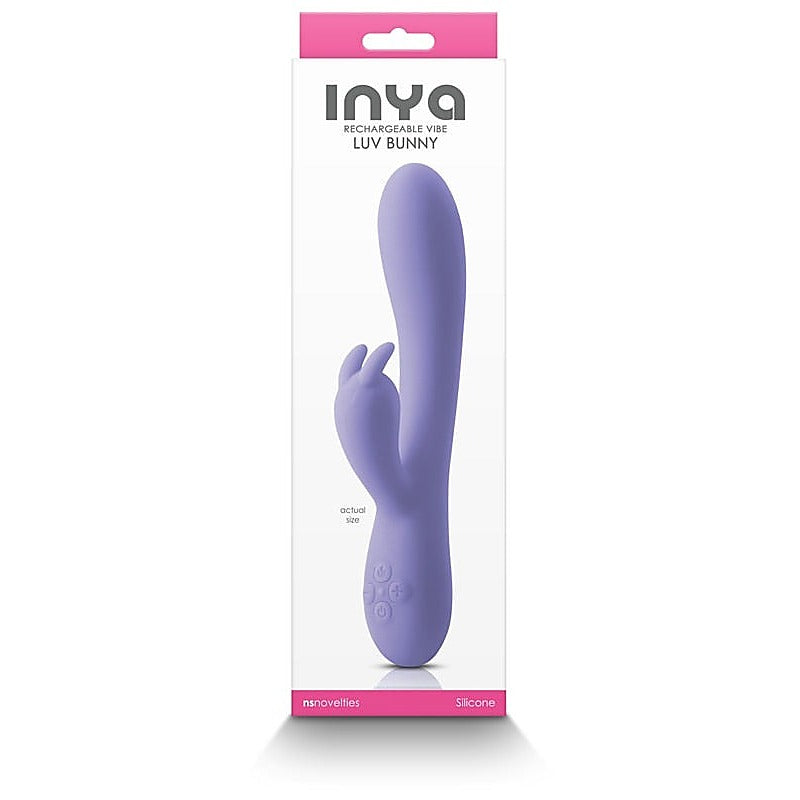 NS Novelties INYA Luv Bunny Vibrator Purple - Rabbit Vibrators