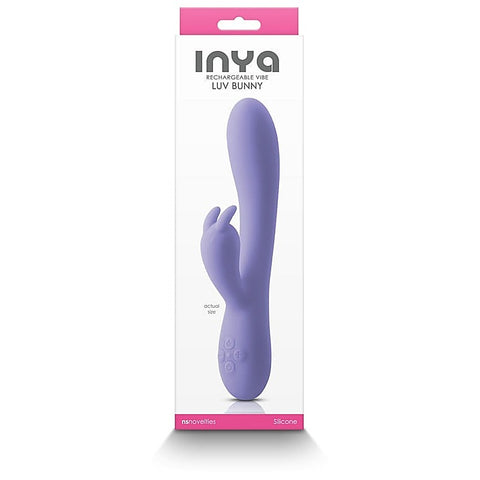 NS Novelties INYA Luv Bunny Vibrator Purple - Rabbit Vibrators