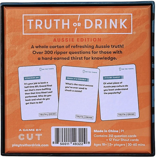 Creative Conceptions Truth or Drink On The Turps Aussie Edition