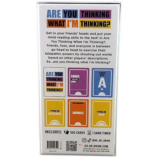 Creative Conceptions Are You Thinking What I'm Thinking? Game
