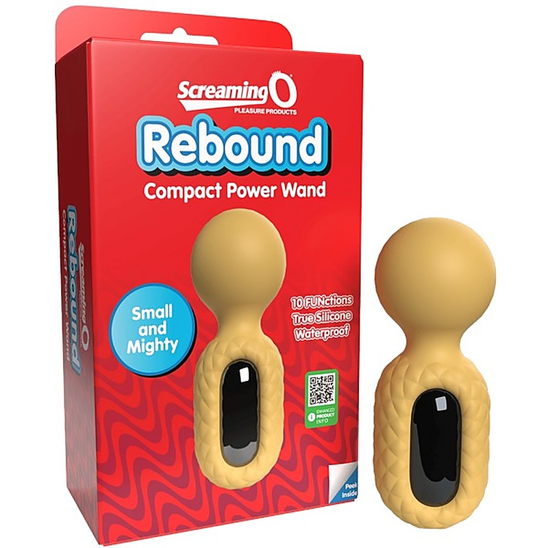 Cuties Rebound Compact Power Wand Massager By Screaming O - Body Wands