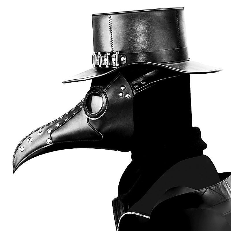 Black Long Nose Beak Steampunk Bird Mask By Bdstyle - Masks And Blindfolds