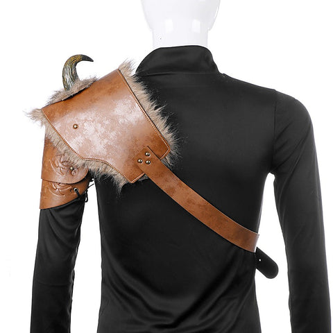 Mens Horned Shoulder Armor Fetish Wear By Bdstyle - Cuffs And Restraints