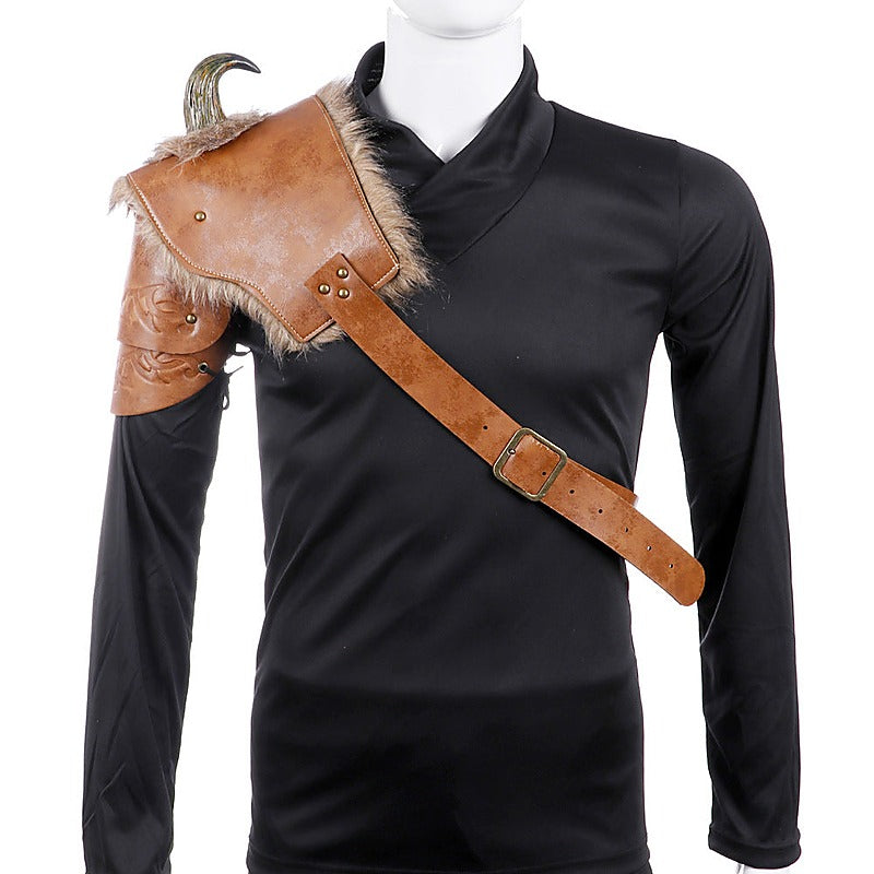 Mens Horned Shoulder Armor Fetish Wear By Bdstyle - Cuffs And Restraints