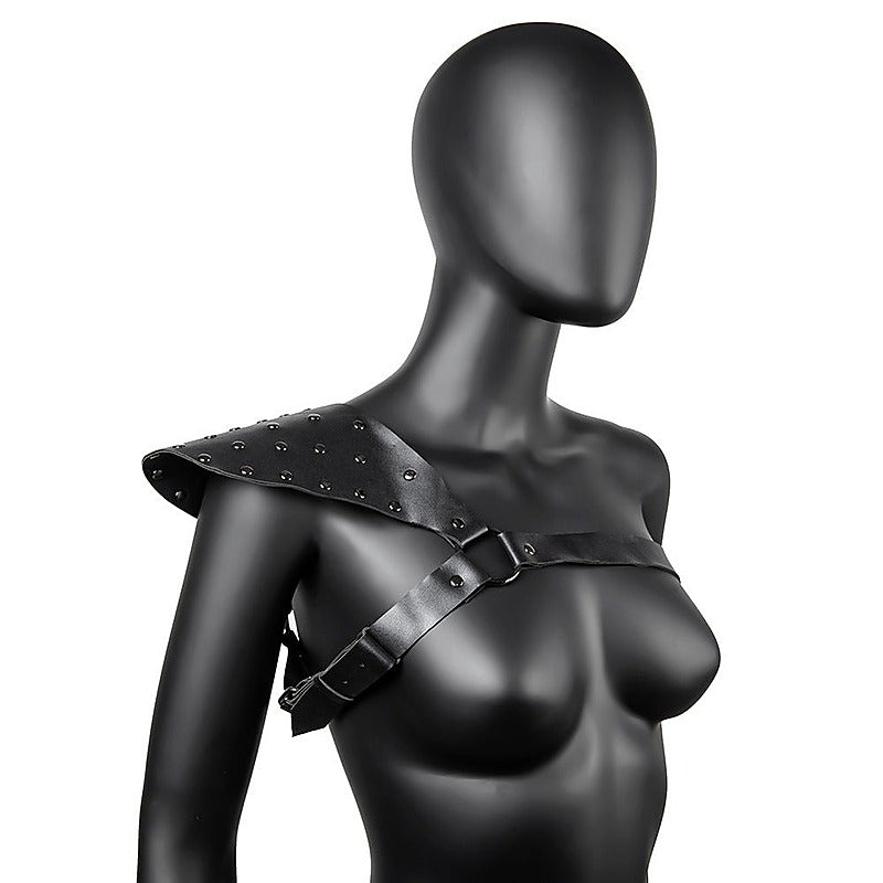 One Shoulder Fetish Play Chest Harness By Bdstyle - Cuffs And Restraints