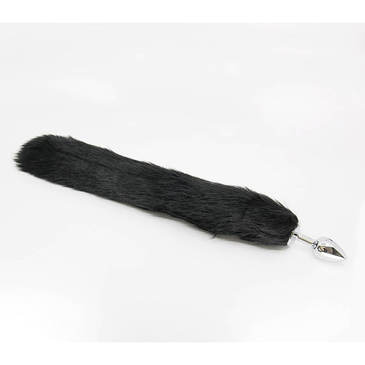 Faux Fur Fox Tail Anal Plug By Love In Leather - Butt Plugs