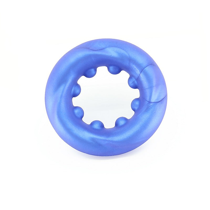 Mens Silicone Twisted O-Ring by Love In Leather - Stretchy Cock Rings